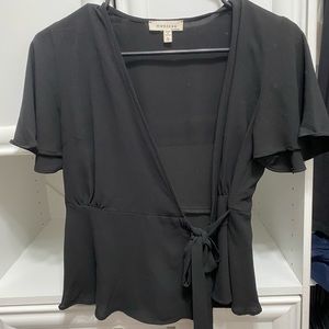 Black tie front top